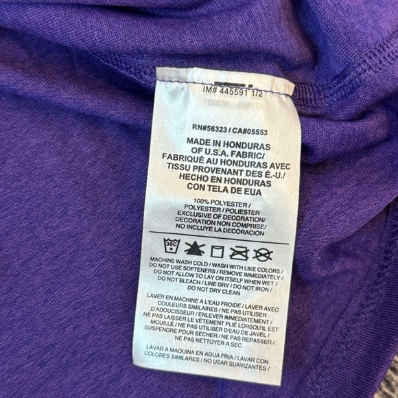 Nike Women's Dri-Fit Purple Lightweight Long Sleeve Athletic Top Size XS - Picture 7 of 8